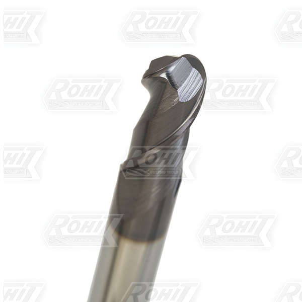 204-2-Flute 1X Solid Carbide Ball Nose-Metric